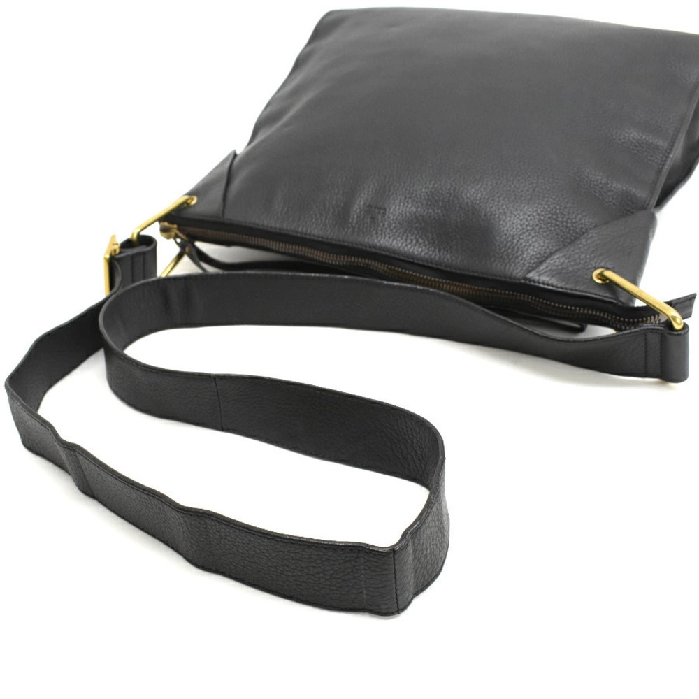 Gucci Shoulder Bag Leather Black Crossbody - Picture 7 of 8